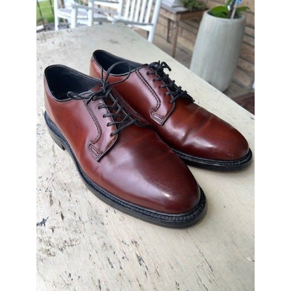 HANOVER (U.S.A.), Brown SHELL CORDOVAN Blucher (Derby), Circa 1980 Mn’s Sz 11E/C